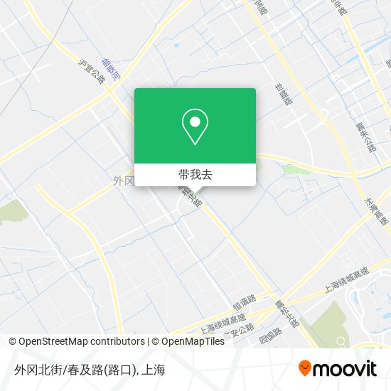 外冈北街/春及路(路口)地图