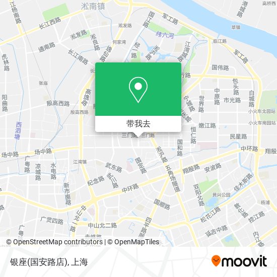 银座(国安路店)地图