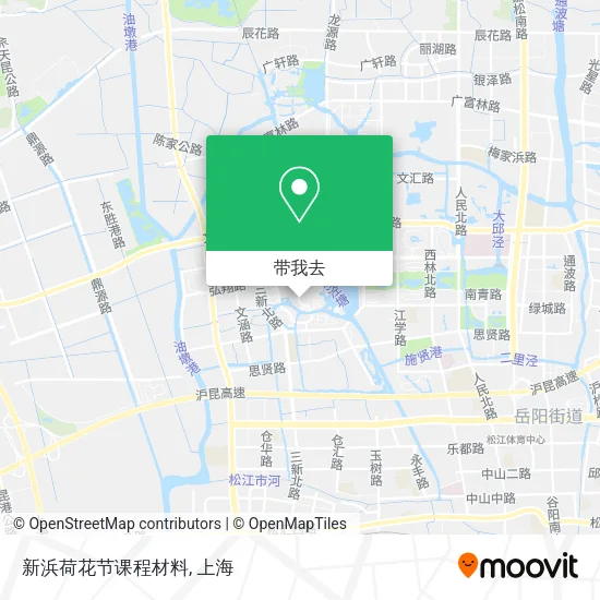 新浜荷花节课程材料地图
