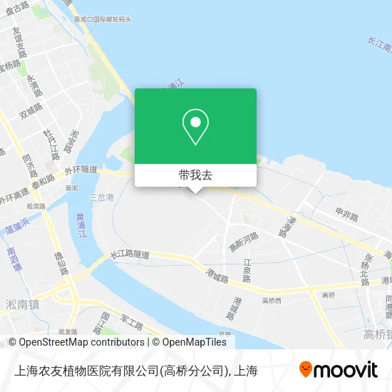 上海农友植物医院有限公司(高桥分公司)地图