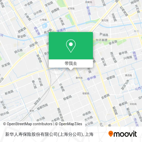 新华人寿保险股份有限公司(上海分公司)地图
