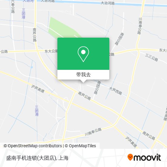 盛南手机连锁(大团店)地图