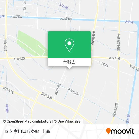 园艺家门口服务站地图