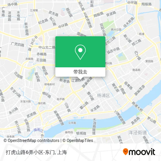 打虎山路6弄小区-东门地图