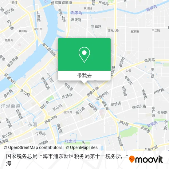 国家税务总局上海市浦东新区税务局第十一税务所地图