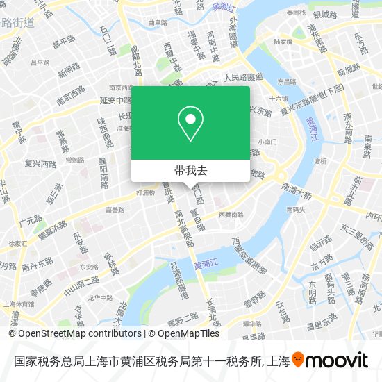 国家税务总局上海市黄浦区税务局第十一税务所地图