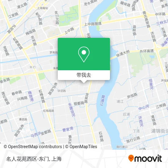 名人花苑西区-东门地图