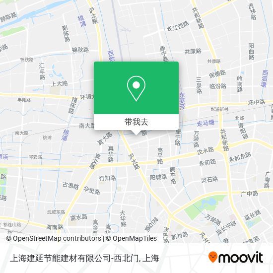 上海建延节能建材有限公司-西北门地图