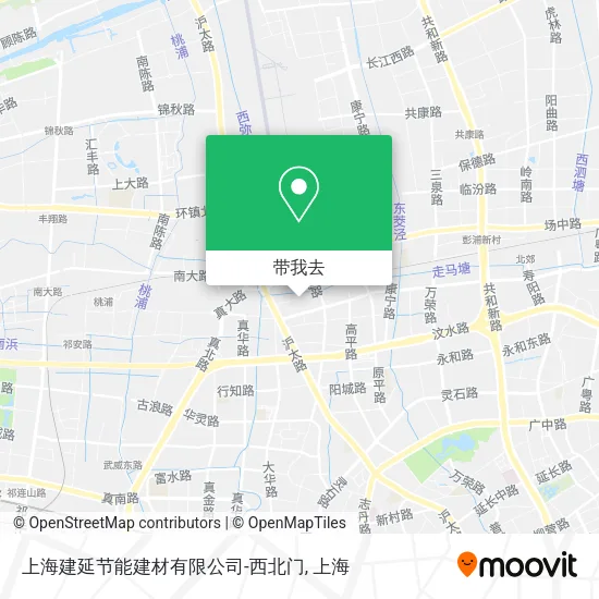 上海建延节能建材有限公司-西北门地图