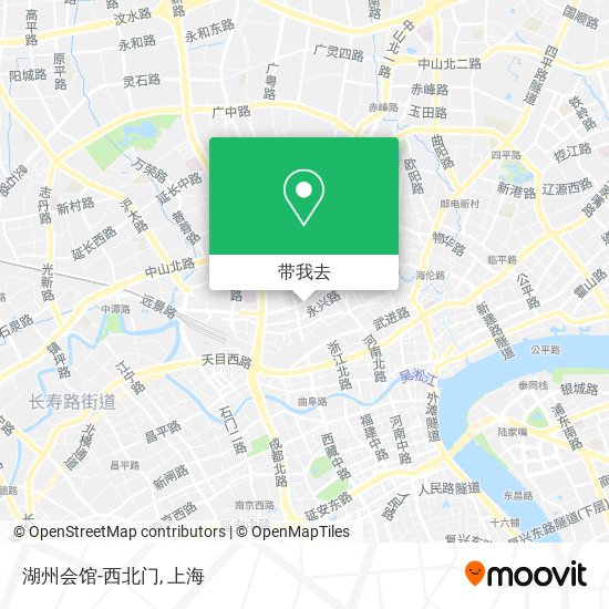 湖州会馆-西北门地图