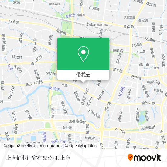 上海虹业门窗有限公司地图