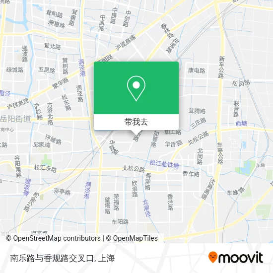 南乐路与香规路交叉口地图