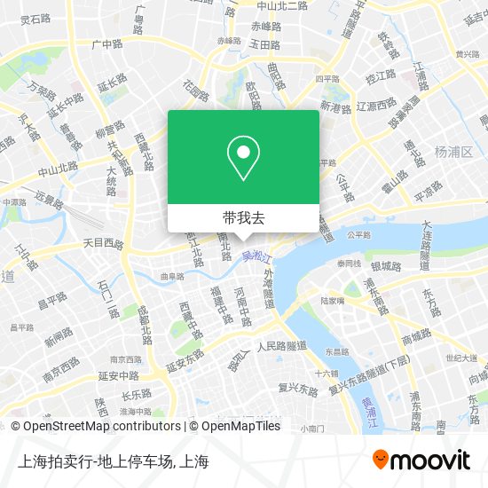 上海拍卖行-地上停车场地图