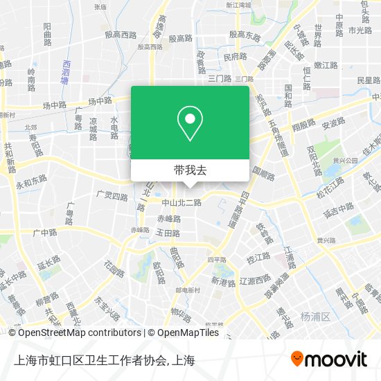 上海市虹口区卫生工作者协会地图