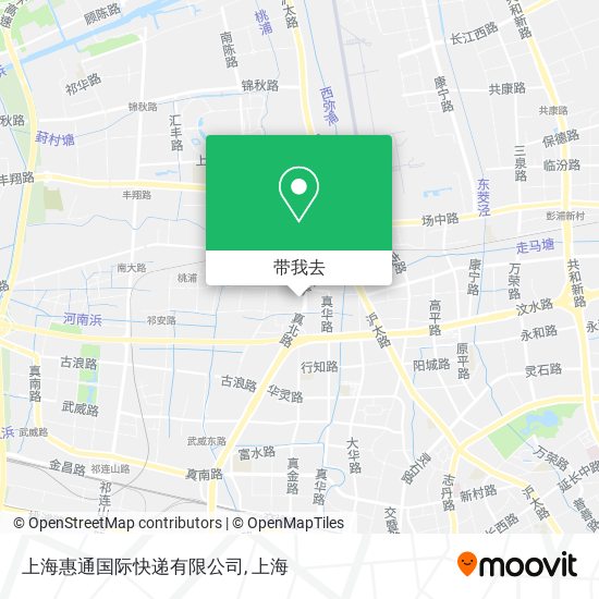 上海惠通国际快递有限公司地图