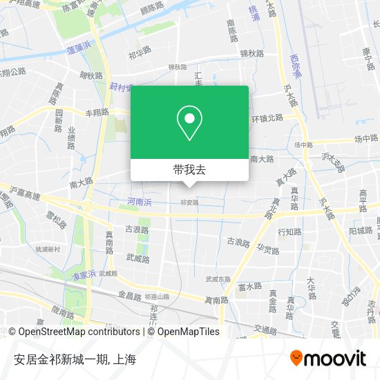 安居金祁新城一期地图