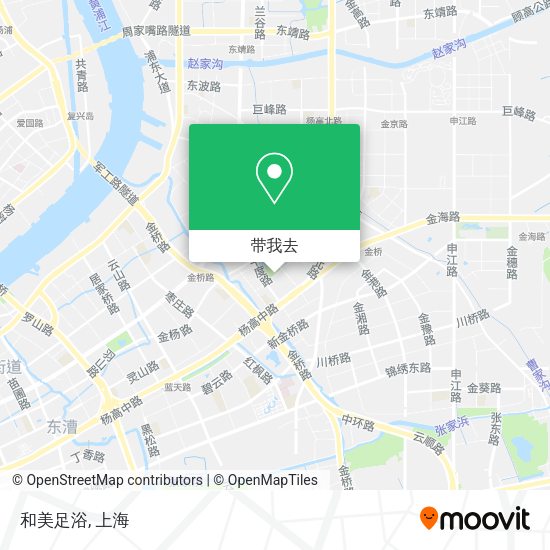 和美足浴地图