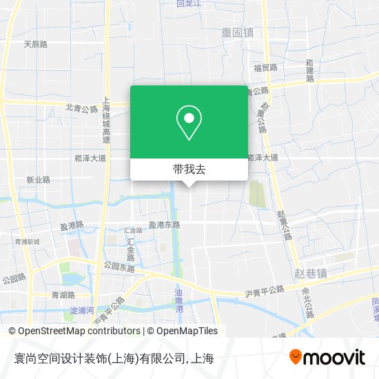 寰尚空间设计装饰(上海)有限公司地图