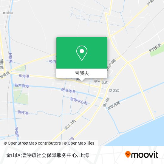 金山区漕泾镇社会保障服务中心地图