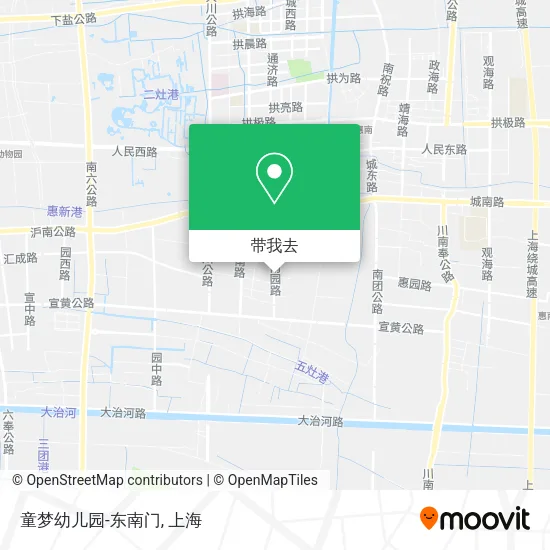 童梦幼儿园-东南门地图