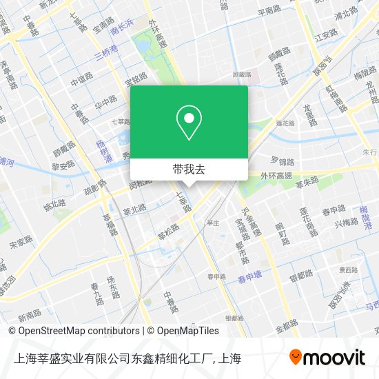 上海莘盛实业有限公司东鑫精细化工厂地图