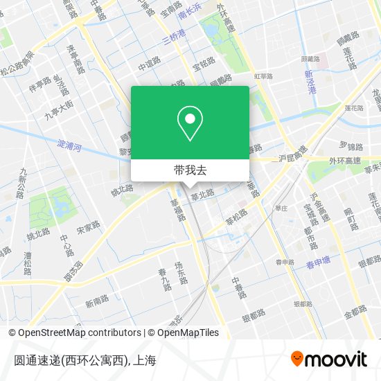 圆通速递(西环公寓西)地图