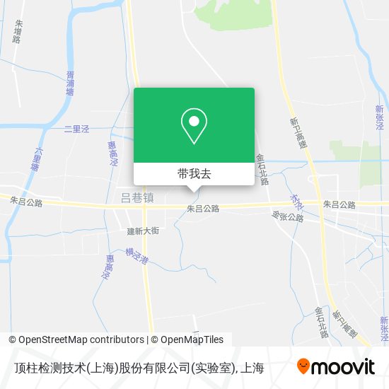 顶柱检测技术(上海)股份有限公司(实验室)地图