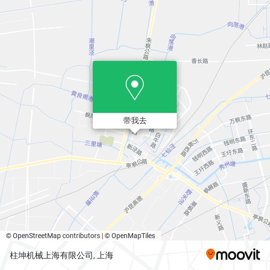 柱坤机械上海有限公司地图
