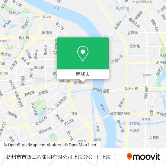 杭州市市政工程集团有限公司上海分公司地图