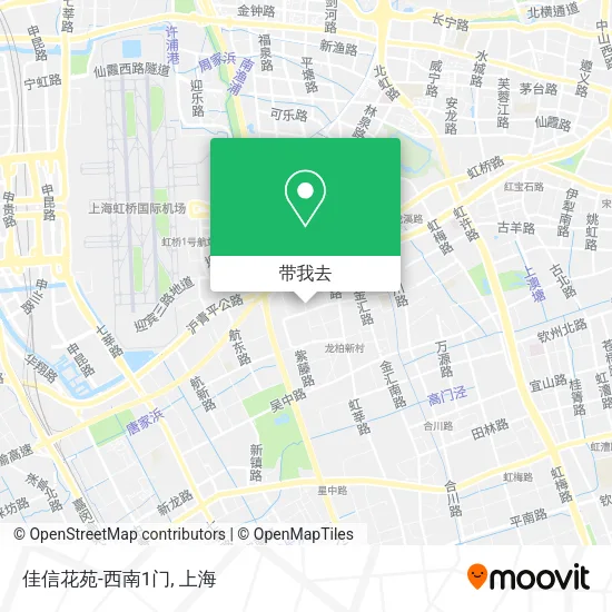 佳信花苑-西南1门地图