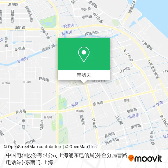 中国电信股份有限公司上海浦东电信局(外金分局曹路电话站)-东南门地图