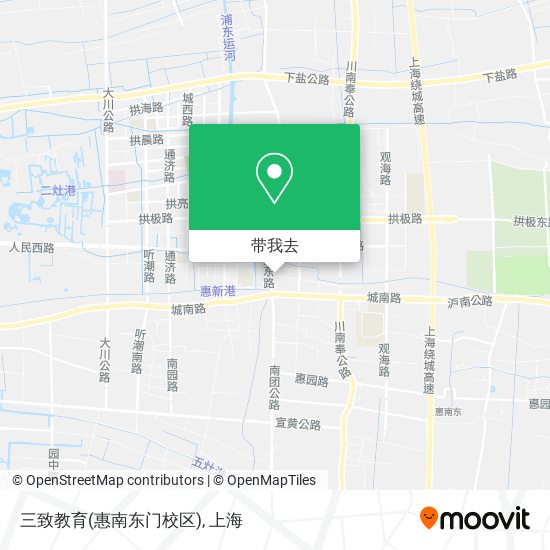 三致教育(惠南东门校区)地图