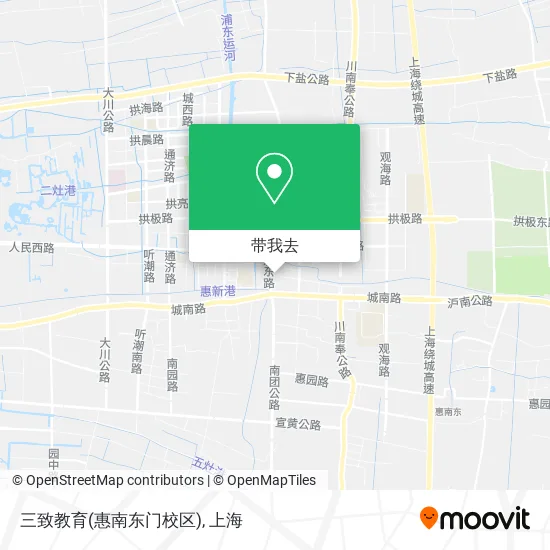 三致教育(惠南东门校区)地图