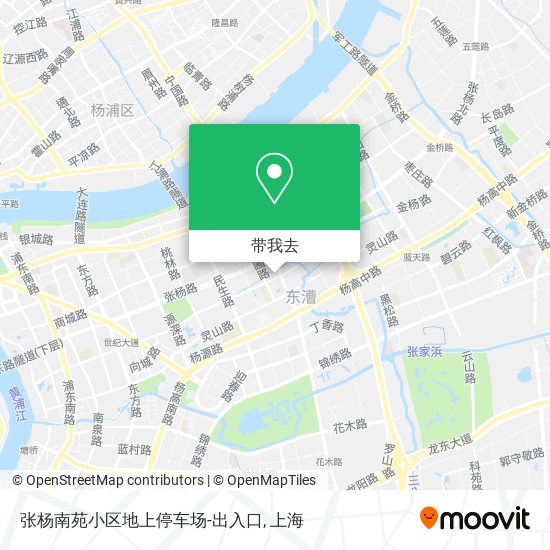 张杨南苑小区地上停车场-出入口地图