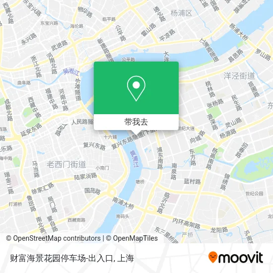 财富海景花园停车场-出入口地图