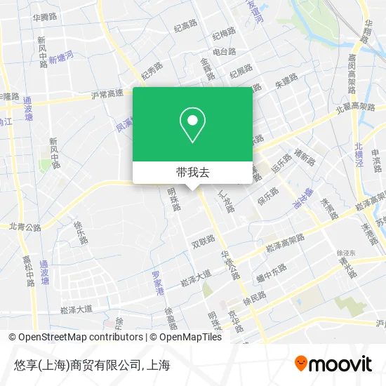 悠享(上海)商贸有限公司地图