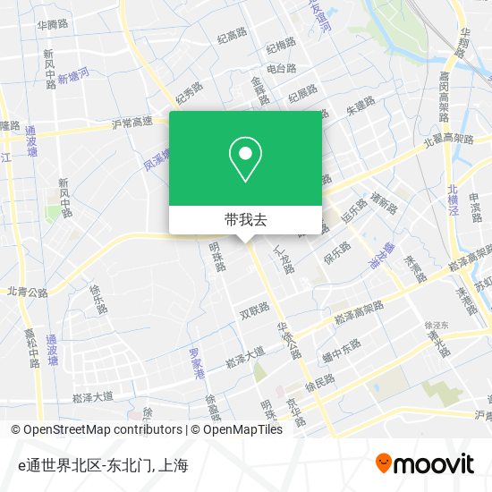 e通世界北区-东北门地图