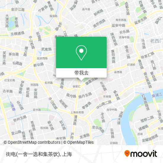 街电(一舍一选和集茶饮)地图