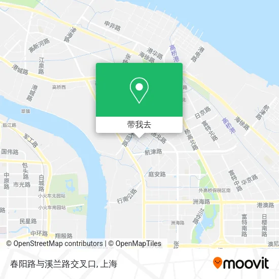 春阳路与溪兰路交叉口地图