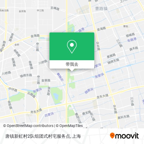 唐镇新虹村2队组团式村宅服务点地图