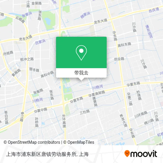 上海市浦东新区唐镇劳动服务所地图