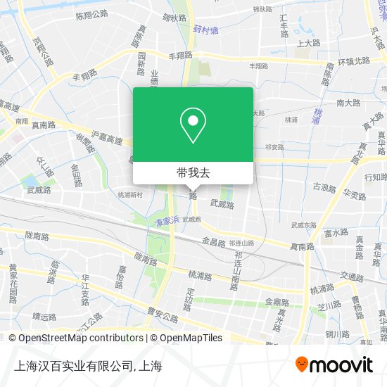 上海汉百实业有限公司地图