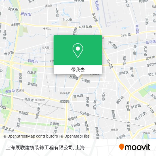 上海展联建筑装饰工程有限公司地图