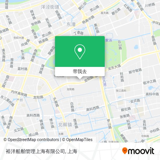 裕洋船舶管理上海有限公司地图