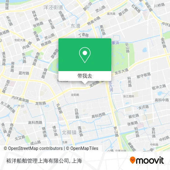 裕洋船舶管理上海有限公司地图