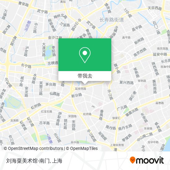刘海粟美术馆-南门地图