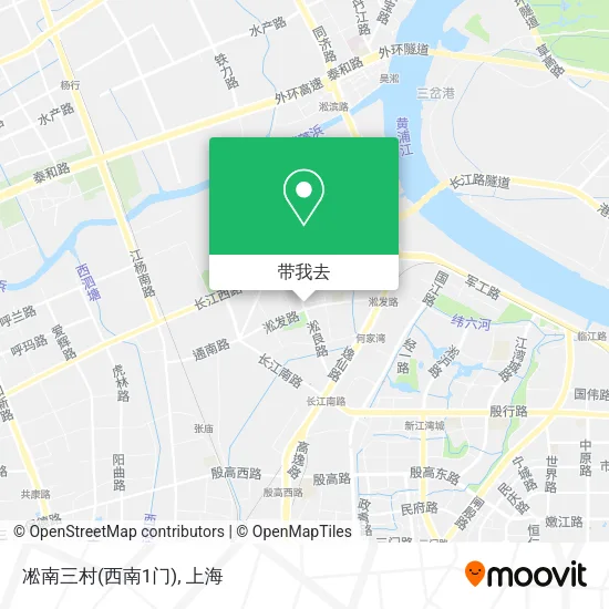 凇南三村(西南1门)地图