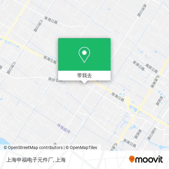 上海申福电子元件厂地图