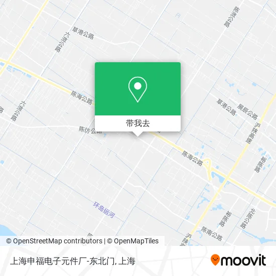 上海申福电子元件厂-东北门地图