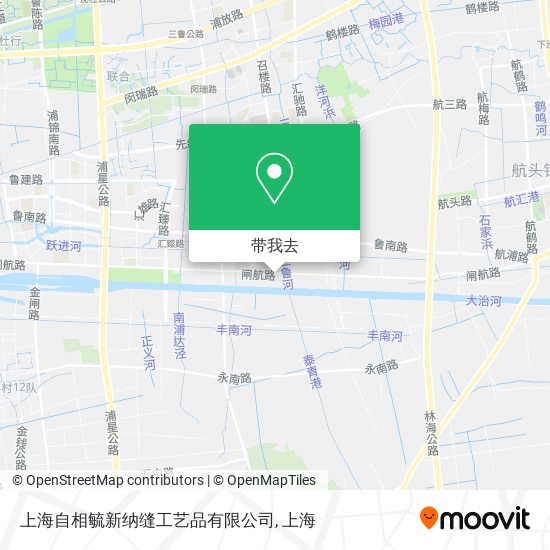上海自相毓新纳缝工艺品有限公司地图